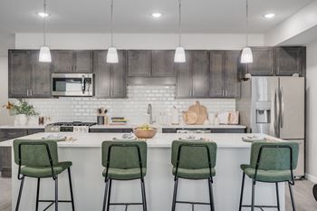 Kitchen and Counter at The Westlyn, West Saint Paul, Minnesota